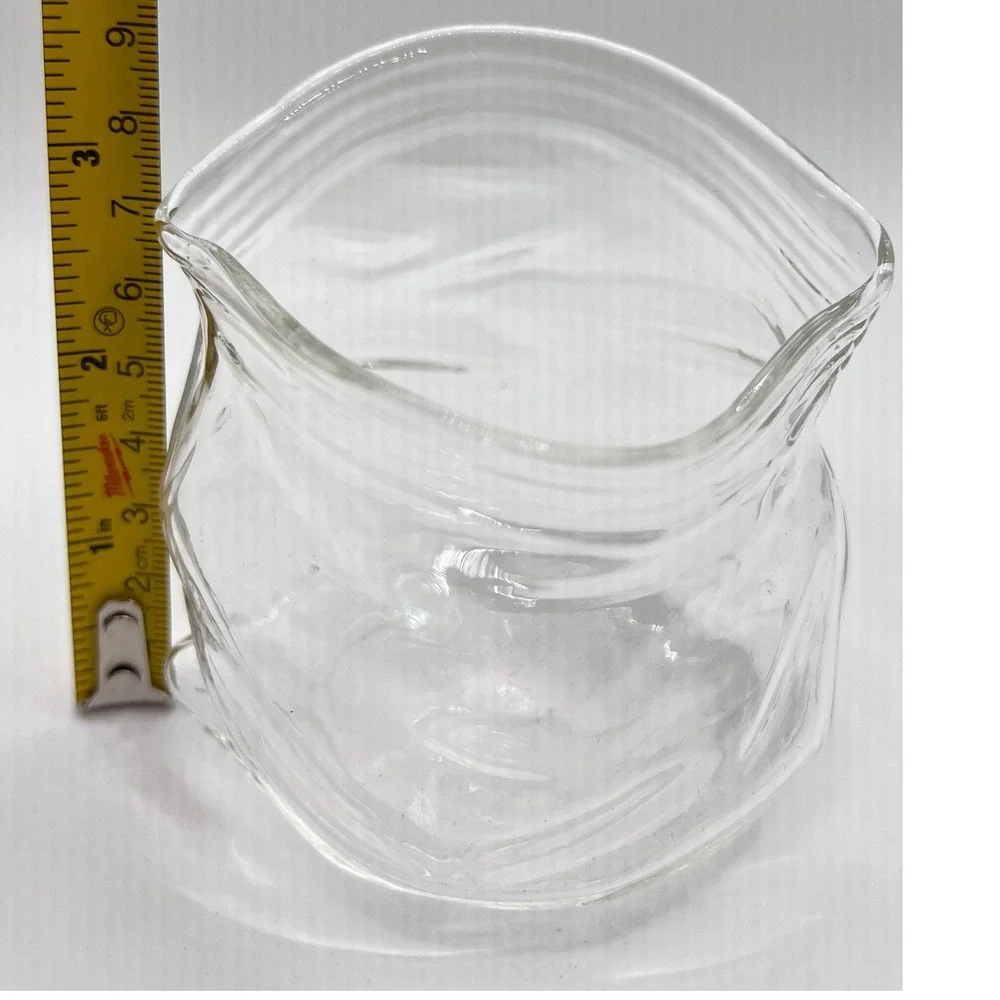 American Metalcraft GZB22 Glass Bowl Small Clear Excellent Crinkled Bag Design
